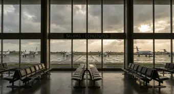 Aeropuerto de Cuba durante la crisis de combustible