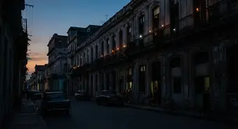 Cuban city in darkness during massive blackout