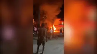 Communist Party local HQ in Morón following the incidents