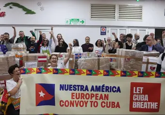 Medical supplies reaching Cuba from Europe