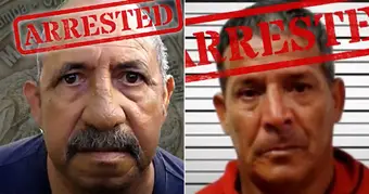 Immigration officials during deportation operations at airport