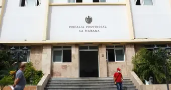 Facade of the General Attorney's Office of the Republic of Cuba in Havana.