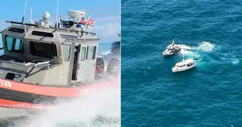 Surveillance vessel near the coast of Florida
