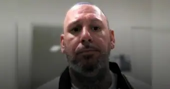 ICE agents during arrest operation at federal facility