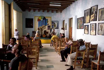 Casa de la Trova in Santiago de Cuba, birthplace of Cuban trova music. Photo: JialiangGao/Wikimedia Commons (CC BY-SA)