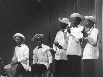 Grupo Changüí de Guantánamo at the National Folkloric Festival, Havana, 1962. Photo: Wikimedia Commons (public domain)