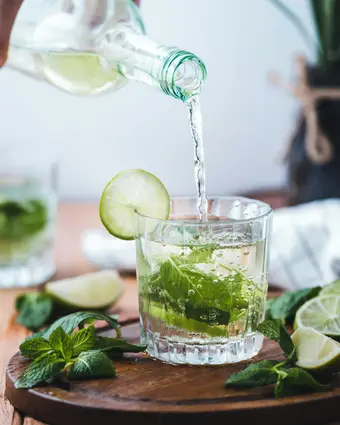 Cuban mojito with fresh mint, lime and rum. Photo: Unsplash