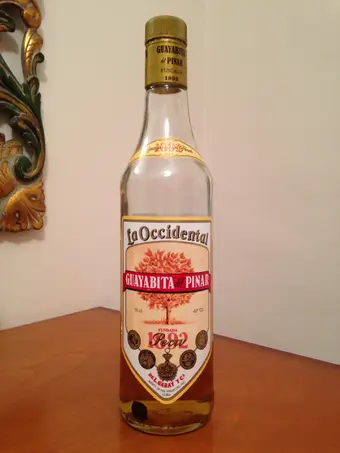 Bottle of Guayabita del Pinar, traditional Cuban liqueur. Photo: Txo/Wikimedia Commons (CC BY-SA)